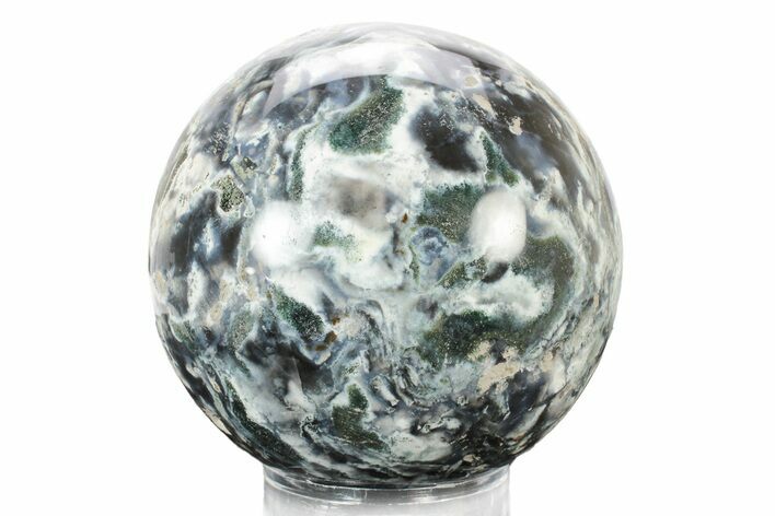 Polished Cosmic Jasper Sphere - Madagascar #241049